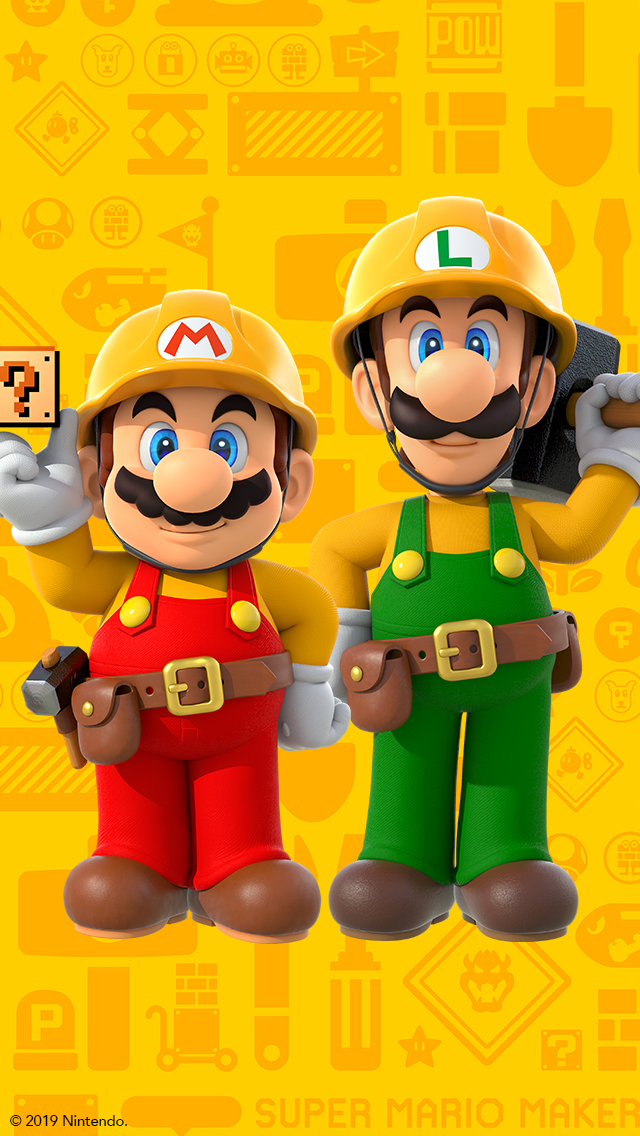 my.nintendo.com/Wallpaper - Super Mario Maker 2 - [B]/Super_Mario_Maker_2_Wallpaper_B[640x1136].png
